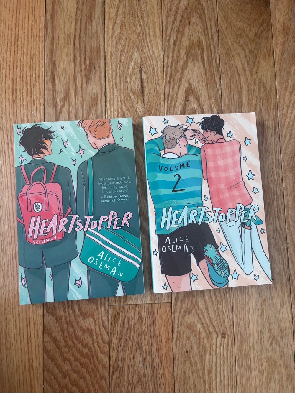 Heartstopper Volumes 1 & 2 by Alice Oseman Book Bundle